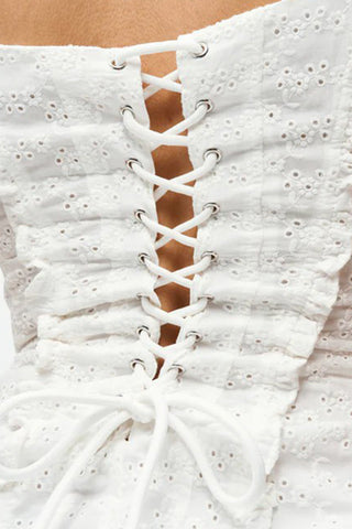 Ruffled Sleeveless Casual Dress
