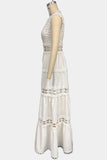 Tiered Cutout Midi Dress