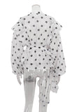 Polka Dot Ruffle Blouse