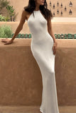 Halter Neck Maxi Sundress