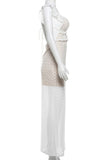 Sleeveless Lace Maxi Dress