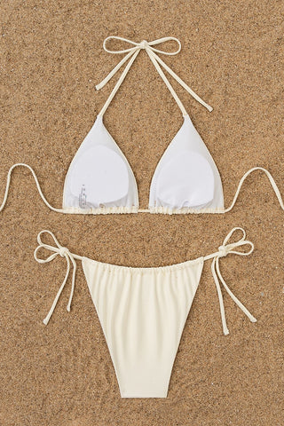 Embellished Palm Tree Bikini Set