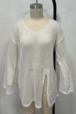 Stylish Mesh Cover-Up Dress