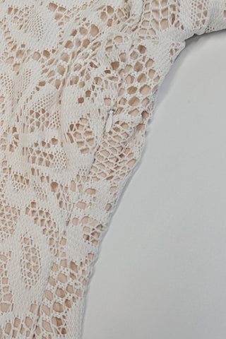 Lace Cutout Mini Dress