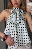 Polka Dot Halter Top