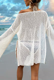 Relaxed Fit Sheer Beach Cover-Up
