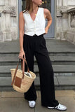 Classic Buttoned Waistcoat Vest