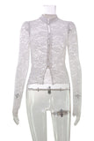 Elegant High-Neck Lace Blouse