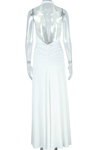 Halter Tie Evening Gown