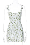 Floral Print Casual Mini Dress