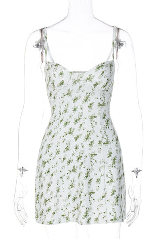 Floral Print Casual Mini Dress