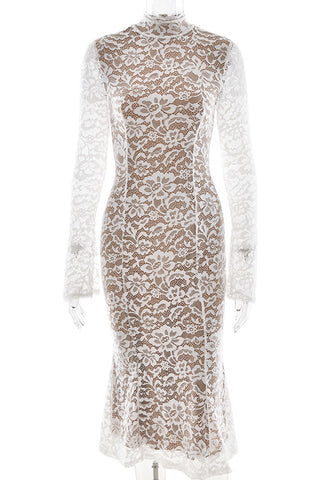 Elegant Lace Evening Dress