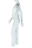 Draped Neck Halter Pants Set