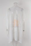 Floral Mesh Beach Cover-Up