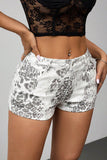 Leopard Print Casual Shorts
