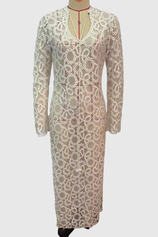 Elegant Lace Long Dress
