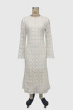 Flared Lace Midi Dress