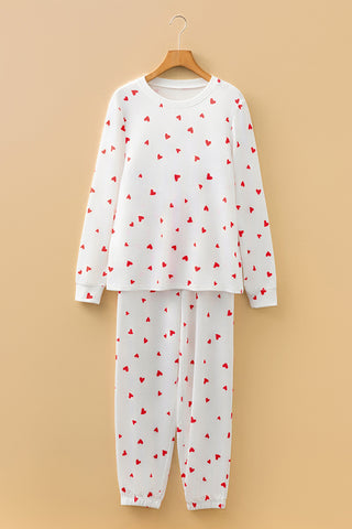 Heart Print Lounge Set