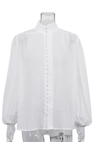Elegant Button-Front Blouse