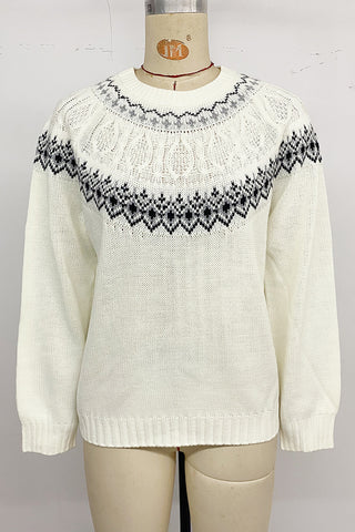 Scandinavian-Inspired Patterned Sweater