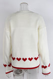 Heart Detail Casual Sweater