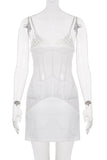 Lace-Trim Cami Casual Dress