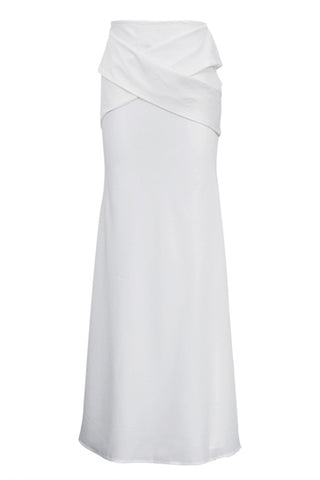 Draped Maxi Skirt