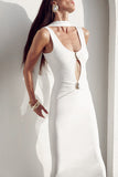 Elegant Cutout Evening Dress