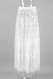 Layered Sheer Tulle Maxi Dress