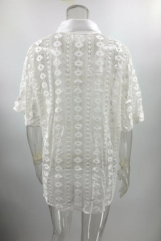 Crochet Trim Shirt