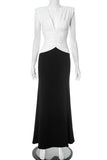 Elegant Ruched Maxi Dress