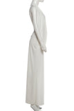 Elegant Draped Evening Gown