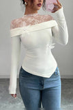Floral Lace Long Sleeve T-Shirt