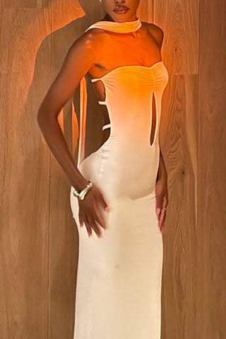 Sleeveless Cut-Out Casual Dress