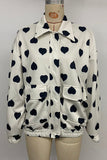 Heart Pattern Casual Jacket