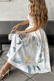 Floral A-Line Maxi Skirt