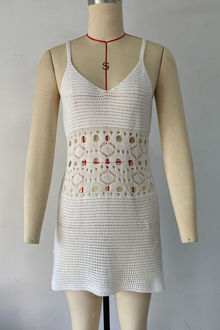 Intricate Cutout Beach Dress