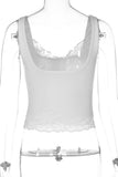 Lace-Trim Tank Top