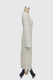 Flared Lace Midi Dress