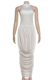 Elegant Ruched Evening Gown