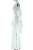 Elegant Ruched Evening Gown