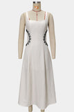Elegant Patterned Evening Dress