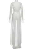 Elegant Ruched Skirt Set