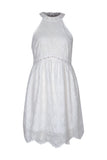Halter Neck Lace Casual Dress