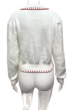 Button-Accent Sweater Short Set