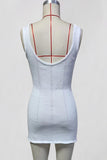 Sleeveless Casual Mini Dress