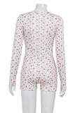 Floral Long-Sleeve Romper