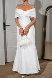 Elegant Off-Shoulder Maxi Dress