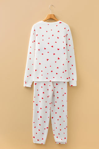Heart Print Lounge Set
