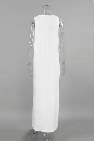 Sleeveless Maxi Casual Dress